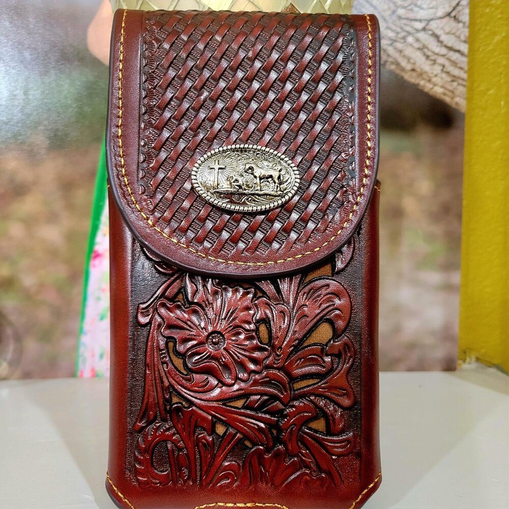 Praying Cowboy Western Phone Holster for XL phones gift item for him